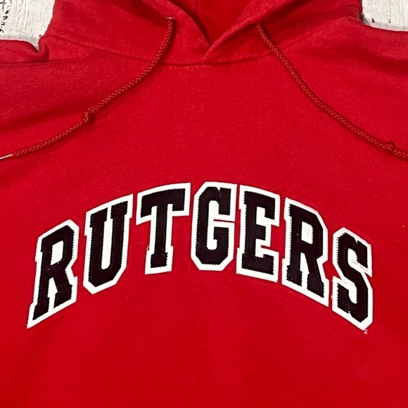 Rutgers University Scarlett Knights NCAA College Champion Hoodie Sweatshirt - Picture 2 of 5